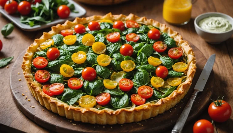tarte croustillante feuille de brick
