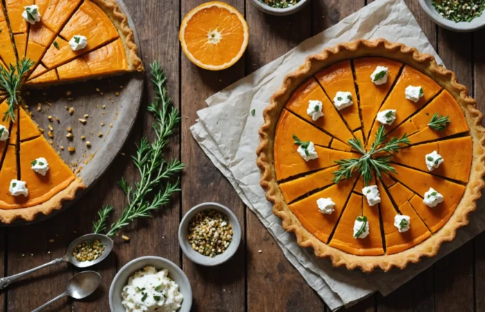 tarte potiron feta